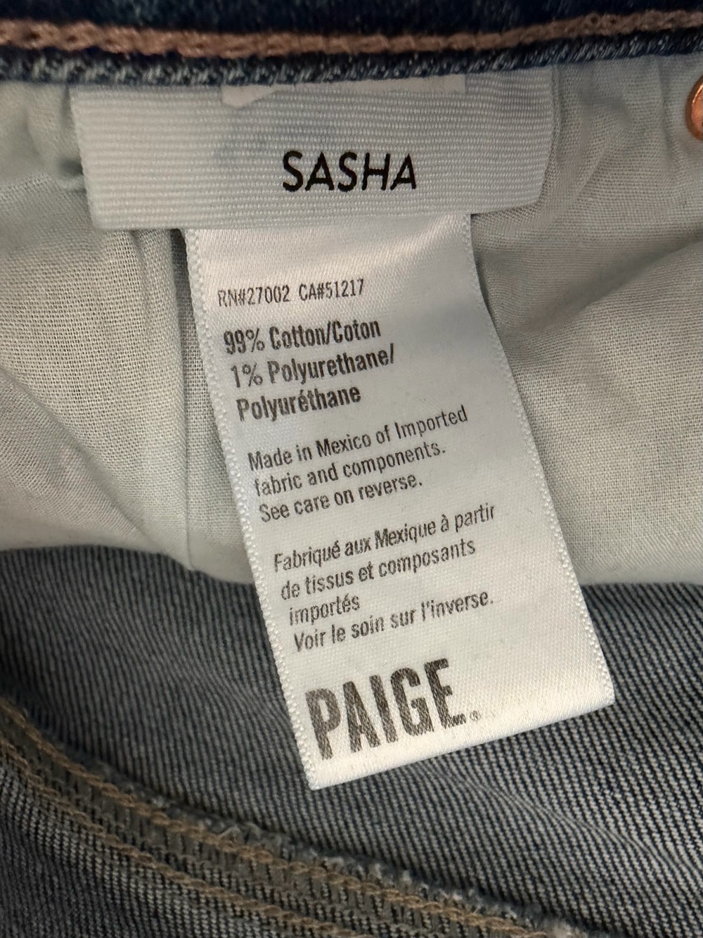 PAIGE Women’s Sasha High Rise Wide Leg Jeans size 32 - Picture 4 of 5